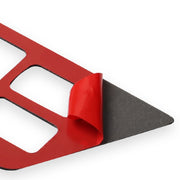 Adesivo decorativo per pulsante antiappannamento per alzacristalli in fibra di carbonio per auto da 2 pezzi per Nissan GTR R35 2008-2016, guida a destra, Window Lift Defogger Button, Right Drive