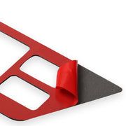 Adesivo decorativo per pulsante antiappannamento per alzacristalli in fibra di carbonio da 2 pezzi per Nissan GTR R35 2008-2016, guida a sinistra, Window Lift Defogger Button, Left Drive