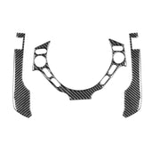 3 pezzi adesivo decorativo pulsanti volante cruscotto in fibra di carbonio per auto per Nissan GTR R35 2008-2016, guida sinistra e destra universale, Dashboard Steering Wheel Buttons