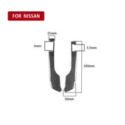 Adesivo decorativo tachimetro per auto in fibra di carbonio da 2 pezzi per Nissan GTR R35 2008-2016, guida a destra e a sinistra universale, Speedometer