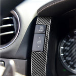 Adesivo decorativo tachimetro per auto in fibra di carbonio da 2 pezzi per Nissan GTR R35 2008-2016, guida a destra e a sinistra universale, Speedometer