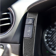 Adesivo decorativo tachimetro per auto in fibra di carbonio da 2 pezzi per Nissan GTR R35 2008-2016, guida a destra e a sinistra universale, Speedometer