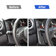 Adesivo decorativo tachimetro per auto in fibra di carbonio da 2 pezzi per Nissan GTR R35 2008-2016, guida a destra e a sinistra universale, Speedometer