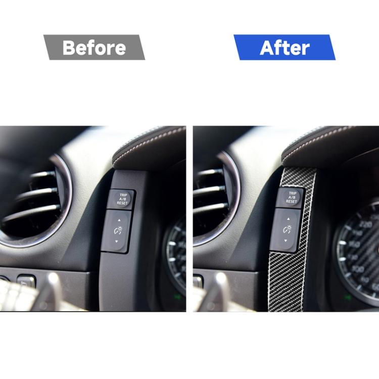 Adesivo decorativo tachimetro per auto in fibra di carbonio da 2 pezzi per Nissan GTR R35 2008-2016, guida a destra e a sinistra universale, Speedometer