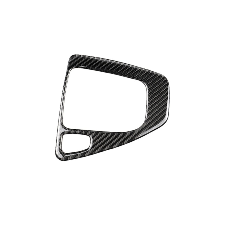 Adesivo decorativo per pannello ingranaggi guida sinistra per auto in fibra di carbonio per BMW E90 / E92 2005-2012, adatto per guida a sinistra, Left Driving Gear Panel