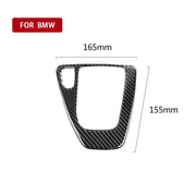 Adesivo decorativo per pannello ingranaggi guida sinistra per auto in fibra di carbonio per BMW E90 / E92 2005-2012, adatto per guida a sinistra, Left Driving Gear Panel