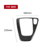 Adesivo decorativo per pannello di guida destro per auto in fibra di carbonio per BMW E90 / E92 2005-2012, Right Driving Gear Panel