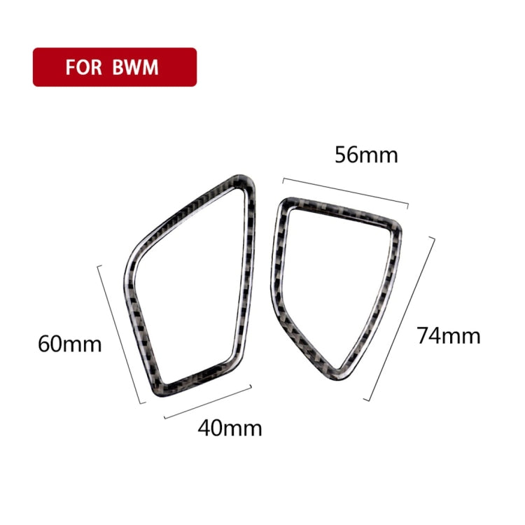 Adesivo uscita aria strumento BMW F30 F34 fibra carbonio