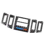 Adesivo decorativo per presa d'aria per auto in fibra di carbonio da 5 pezzi per BMW E90 / E92 / E93 2005-2012, Low Matching Air Outlet
