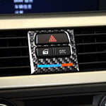 Adesivo decorativo per presa d'aria per auto in fibra di carbonio da 5 pezzi per BMW E90 / E92 / E93 2005-2012, Low Matching Air Outlet
