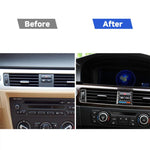 Adesivo decorativo per presa d'aria per auto in fibra di carbonio da 5 pezzi per BMW E90 / E92 / E93 2005-2012, Low Matching Air Outlet