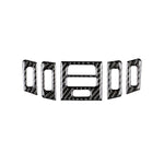 Adesivo decorativo per presa d'aria per auto in fibra di carbonio da 5 pezzi per BMW E90 / E92 / E93 2005-2012, High Matching Air Outlet
