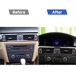 Adesivo decorativo per presa d'aria per auto in fibra di carbonio da 5 pezzi per BMW E90 / E92 / E93 2005-2012, High Matching Air Outlet