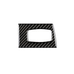 Adesivo decorativo per interruttore di accensione guida a sinistra in fibra di carbonio per BMW E90 / E92 2005-2012, Left Driving Ignition Switch
