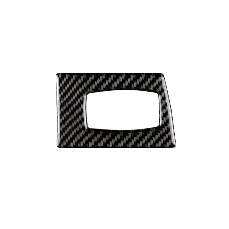 Adesivo decorativo per interruttore di accensione guida a sinistra in fibra di carbonio per BMW E90 / E92 2005-2012, Left Driving Ignition Switch