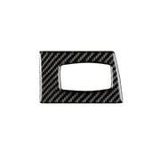 Adesivo decorativo per interruttore di accensione guida a sinistra in fibra di carbonio per BMW E90 / E92 2005-2012, Left Driving Ignition Switch
