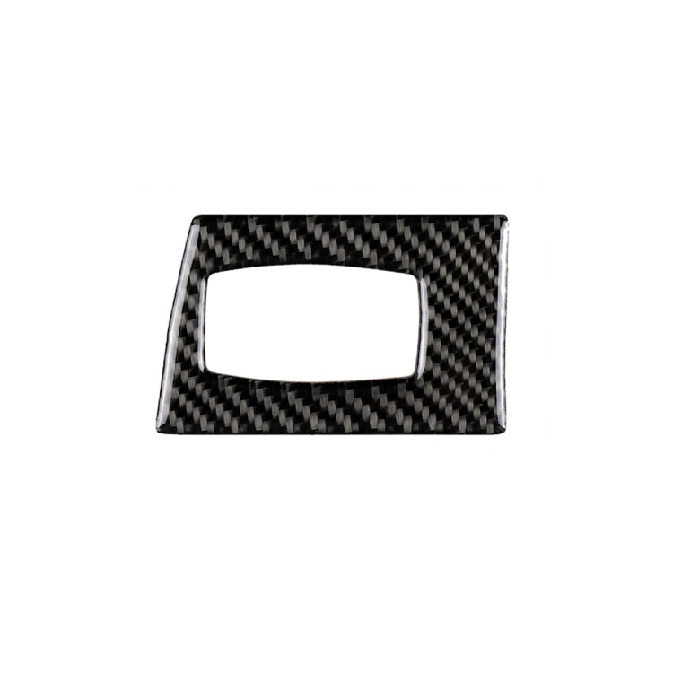 Adesivo decorativo per interruttore di accensione con guida a destra per auto in fibra di carbonio per BMW E90 / E92 2005-2012, Right Driving Ignition Switch