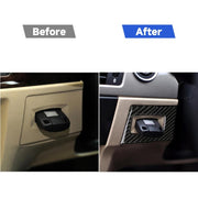 Adesivo decorativo per interruttore di accensione con guida a destra per auto in fibra di carbonio per BMW E90 / E92 2005-2012, Right Driving Ignition Switch
