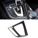 Adesivo decorativo per pannello ingranaggi auto in fibra di carbonio per BMW (F30) 2013-2017 / (F34) 2013-2017, adatto per la guida a sinistra, Gear Panel