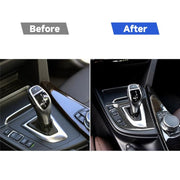 Adesivo decorativo per pannello ingranaggi auto in fibra di carbonio per BMW (F30) 2013-2017 / (F34) 2013-2017, adatto per la guida a sinistra, Gear Panel
