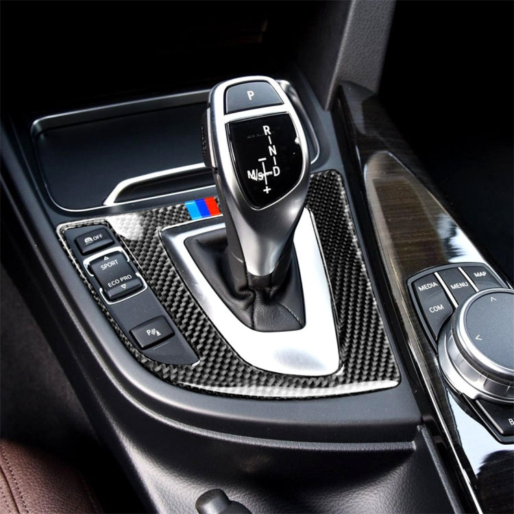 Adesivo pannello ingranaggi BMW F30 F34 2013-2017 fibra carbonio