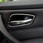 Adesivo decorativo per maniglia portiera auto in fibra di carbonio per BMW E90 / 320i / 318i / 325i, Door Handle