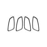 Adesivo decorativo per maniglia portiera auto in fibra di carbonio per BMW E90 / 320i / 318i / 325i, Door Handle