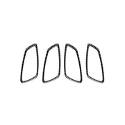 Adesivo decorativo per maniglia portiera auto in fibra di carbonio per BMW E90 / 320i / 318i / 325i, Door Handle