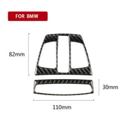 Adesivo decorativo per pannello luce di lettura per auto in fibra di carbonio per BMW F20 2012-2017 / F30 / F34 / F32 2013-2017 / X5 2014-2017 / X6 2015-2017 / X1 2016-2017, Reading Light