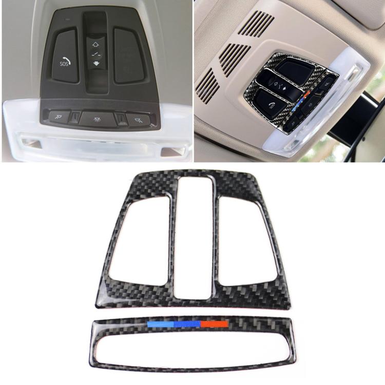 Adesivo decorativo in fibra di carbonio per BMW
