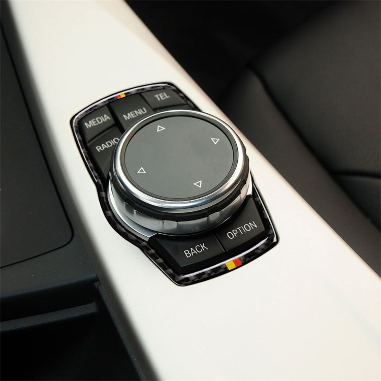 Adesivo decorativo in fibra di carbonio per cornice BMW