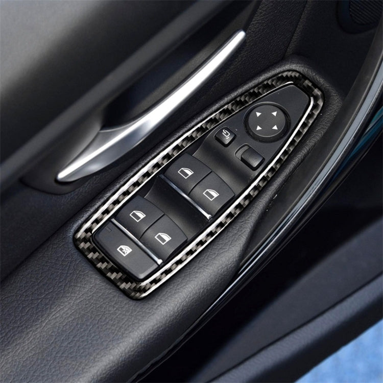 Adesivo decorativo per pannello di sollevamento auto in fibra di carbonio per BMW F20 / F21 2012-2016 / F30 2013-2015 / F34 2013-2016, Lifting Panel
