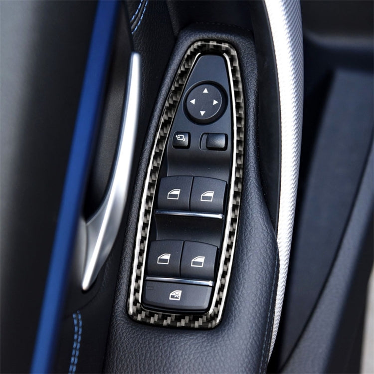 Adesivo decorativo per pannello di sollevamento auto in fibra di carbonio per BMW F20 / F21 2012-2016 / F30 2013-2015 / F34 2013-2016, Lifting Panel