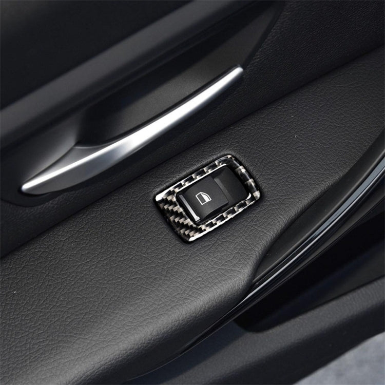 Adesivo decorativo per pannello di sollevamento auto in fibra di carbonio per BMW F20 / F21 2012-2016 / F30 2013-2015 / F34 2013-2016, Lifting Panel