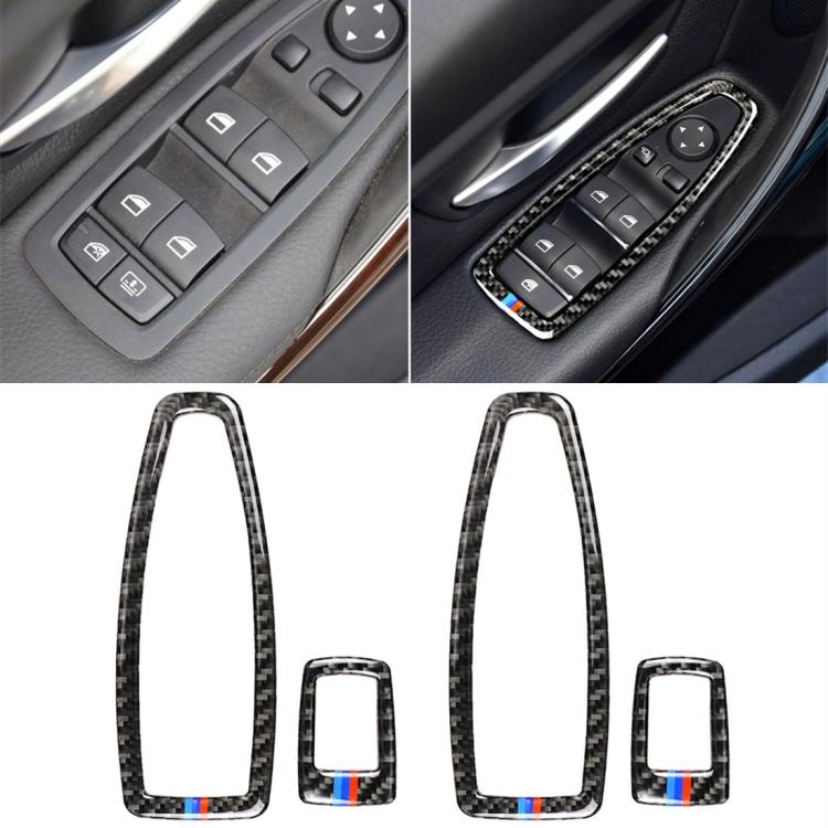 Adesivo decorativo in fibra di carbonio per BMW F20 F30 F34