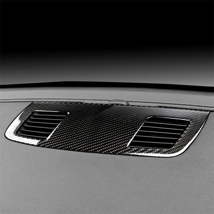 Adesivo decorativo per presa grande per strumento auto in fibra di carbonio per BMW E90 2005-2012, Instrument Large Outlet