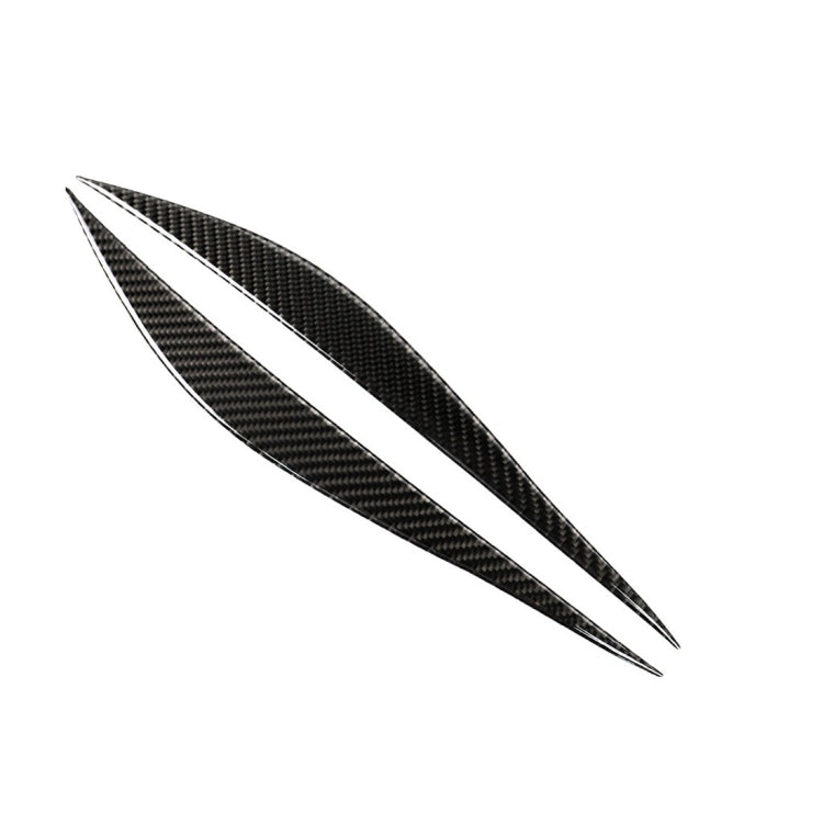 1 paio di adesivi decorativi per sopracciglia in fibra di carbonio per auto per BMW F30 2013-2015, Lamp Eyebrow