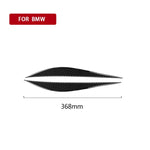 1 paio di adesivi decorativi per sopracciglia in fibra di carbonio per auto per BMW F30 2013-2015, Lamp Eyebrow