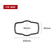 Adesivo decorativo per interruttore fari auto in fibra di carbonio per BMW E90 / E92 / E93 2005-2012 / 320i / 325i, versione sottile, Headlight Switch