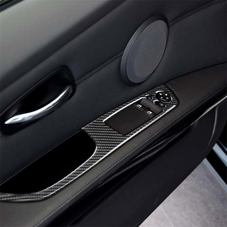 Adesivo decorativo per pannello di sollevamento guida a sinistra per auto in fibra di carbonio da 2 pezzi per BMW E92 2005-2012, diametro: 40,4 cm, Diameter: 40.4cm