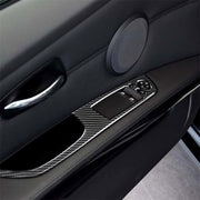 Adesivo decorativo per pannello di sollevamento guida a sinistra per auto in fibra di carbonio da 2 pezzi per BMW E92 2005-2012, diametro: 40,4 cm, Diameter: 40.4cm