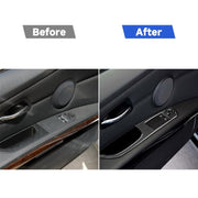 Adesivo decorativo per pannello di sollevamento guida a sinistra per auto in fibra di carbonio da 2 pezzi per BMW E92 2005-2012, diametro: 40,4 cm, Diameter: 40.4cm