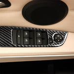 4 adesivi decorativi per pannello di sollevamento per auto con guida a sinistra in fibra di carbonio senza piegatura per BMW E90 / 320i / 325i, diametro: 35,8 cm, without Folding,Diameter: 35.8cm