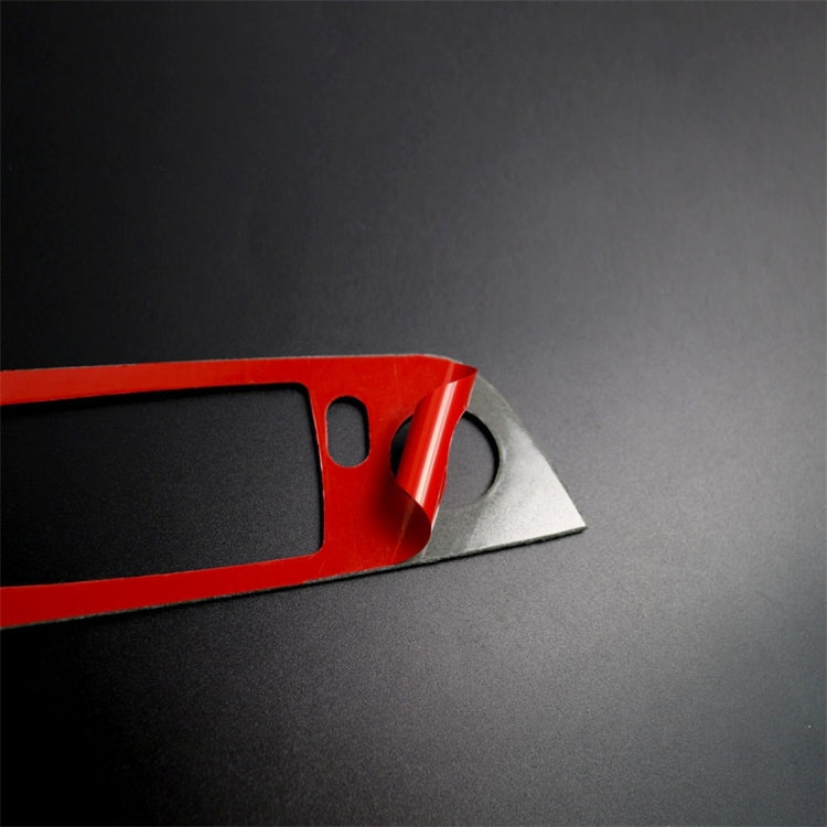 4 adesivi decorativi per pannello di sollevamento per auto con guida a sinistra in fibra di carbonio senza piegatura per BMW E90 / 320i / 325i, diametro: 37,8 cm, without Folding,Diameter: 37.8cm