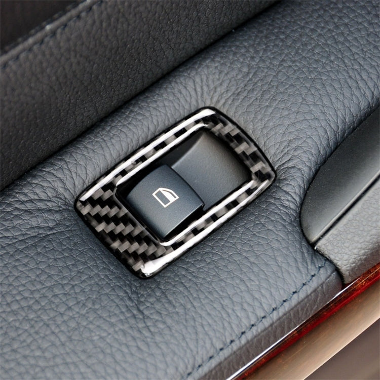 4 adesivi decorativi per pannello di sollevamento per auto con guida a sinistra in fibra di carbonio senza piegatura per BMW E90 / 320i / 325i, diametro: 37,8 cm, without Folding,Diameter: 37.8cm
