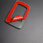 Adesivo decorativo per pannello di sollevamento per auto guida a sinistra in fibra di carbonio da 4 pezzi con pieghevole per BMW E90 / 320i / 325i, diametro: 35,8 cm, Diameter: 35.8cm