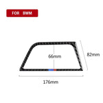 Adesivo presa aria copilota BMW F30 F34 fibra carbonio