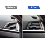 Adesivo presa aria copilota BMW F30 F34 fibra carbonio