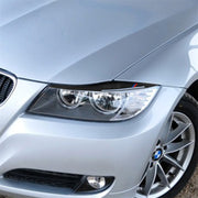 1 paio di adesivi decorativi per sopracciglia con lampada per auto in fibra di carbonio per BMW E90 / 318i / 320i / 325i 2009-2012, Lamp Eyebrow(Three Color), Lamp Eyebrow
