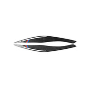 1 paio di adesivi decorativi per sopracciglia con lampada per auto in fibra di carbonio per BMW E90 / 318i / 320i / 325i 2009-2012, Lamp Eyebrow(Three Color), Lamp Eyebrow